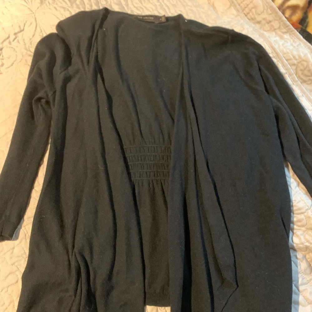Basic black cardigan